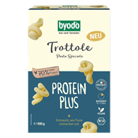 MAKARON PROTEINOWY (SEMOLINOWY Z DYNIĄ) SPIRALE TROTTOLE BIO 400 g - BYODO