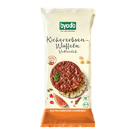 WAFLE Z CIECIERZYCY Z MLECZNĄ CZEKOLADĄ BEZGLUTENOWE BIO 65 g - BYODO