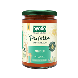 SOS POMIDOROWY Z WARZYWAMI DLA DZIECI BEZ DODATKU CUKRÓW BIO 340 ml - BYODO