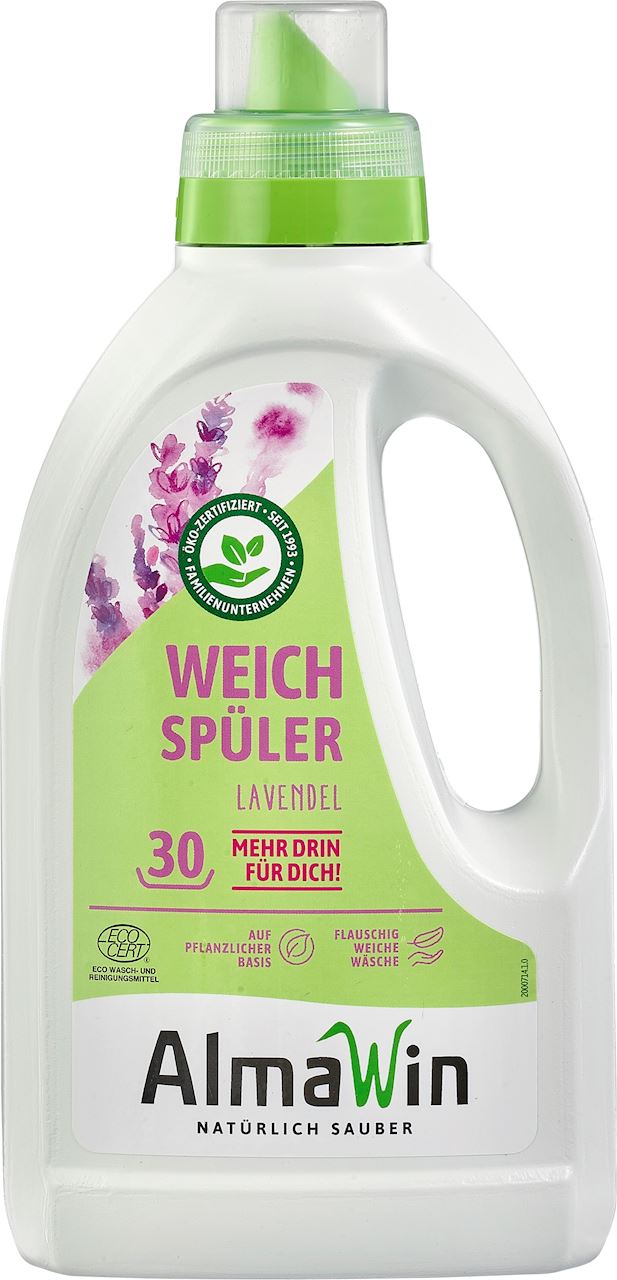 Płyn do zmiękczania tkanin lawendowy (koncentrat) eco 750 ml (30 prań)