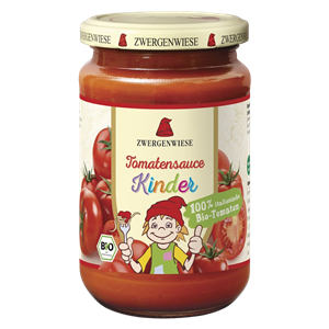 SOS POMIDOROWY DLA DZIECI BEZGLUTENOWY BIO 340 ml - ZWERGENWIESE