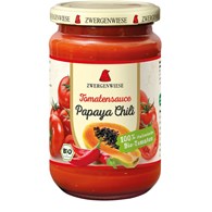 SOS POMIDOROWY PAPAYA - CHILI (PIKANTNY) BEZGLUTENOWY BIO 340 ml - ZWERGENWIESE