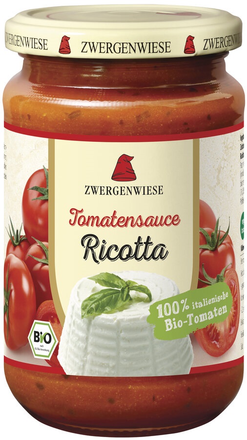 Sos pomidorowy z ricottą bezglutenowy bio 340 ml
