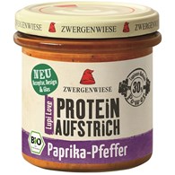 PASTA PROTEINOWA Z PAPRYKĄ I PIEPRZEM BEZGLUTENOWA BIO 135 g - ZWERGENWIESE