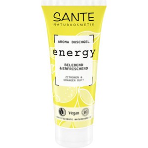 ŻEL POD PRYSZNIC ORZEŹWIAJĄCO - ENERGETYZUJĄCY CYTRYNA I POMARAŃCZA ECO 200 ml - SANTE