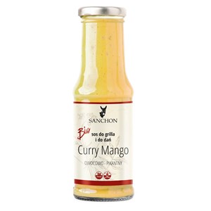 SOS CURRY MANGO BEZGLUTENOWY BIO 210 ml - SANCHON