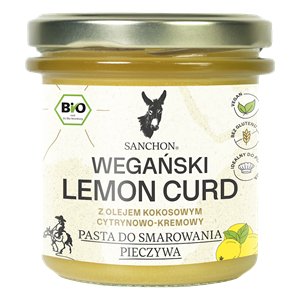 KREM CYTRYNOWY LEMON CURD BEZGLUTENOWY BIO 160 g - SANCHON