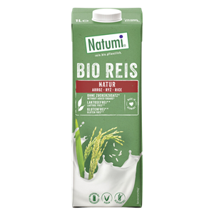NAPÓJ RYŻOWY BEZ DODATKU CUKRÓW BEZGLUTENOWY BIO 1 L - NATUMI