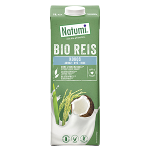 NAPÓJ RYŻOWO - KOKOSOWY BEZ DODATKU CUKRÓW BEZGLUTENOWY BIO 1 L - NATUMI