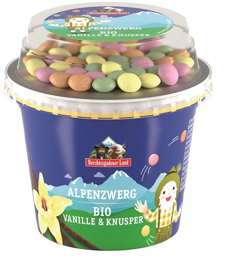Jogurt waniliowy z kolorowymi drażetkami czekoladowymi bio 137 g