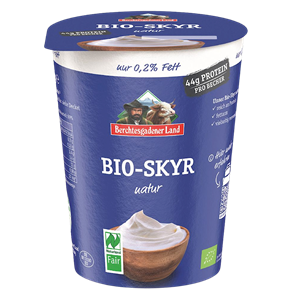 JOGURT TYPU SKYR PROTEINOWY NATURALNY BIO 400 g - BERCHTESGADENER LAND