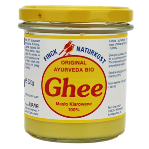 MASŁO KLAROWANE GHEE BIO 220 g (242 ml) - FINCK AYURVEDA