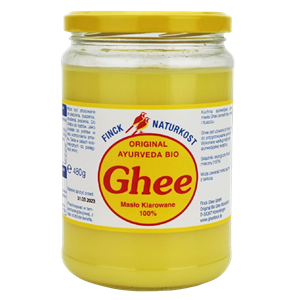 MASŁO KLAROWANE GHEE BIO 480 g (527 ml) - FINCK AYURVEDA