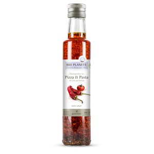 OLEJ DO PIZZY I MAKARONU Z OLIWĄ, POMIDORAMI I CHILI BIO 250 ml - BIO PLANETE