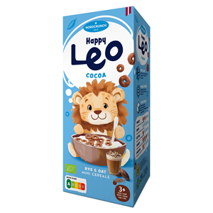 KÓŁKA ZBOŻOWE KAKAOWE DLA DZIECI BIO 150 g - NORDCRUNCH (HAPPY LEO)