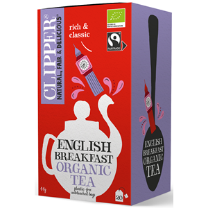 HERBATA CZARNA ENGLISH BREAKFAST FAIR TRADE BIO (20 x 2,2 g) 44 g - CLIPPER