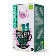 HERBATKA IMBIROWO - MIĘTOWA NA TRAWIENIE (GOOD GUT FEELING) BIO (15 x 2 g) 30 g - CLIPPER