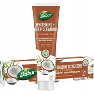 PASTA DO ZĘBÓW WYBIELAJĄCA Z OLEJEK KOKOSOWYM I SODĄ OCZYSZCZONĄ BEZ FLUORU 100 ml - DABUR