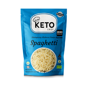MAKARON (KONJAC) SPAGHETTI BEZGLUTENOWY BIO 270 g (200 g) - KETO CHEF