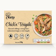 DANIE GOTOWE KONJAC - PLANT-BASED CHICK'N TERIYAKI 370 g - KETO CHEF