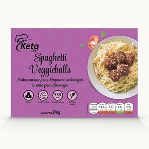 DANIE GOTOWE KONJAC - SPAGHETTI VEGGIEBALLS 370 g - KETO CHEF