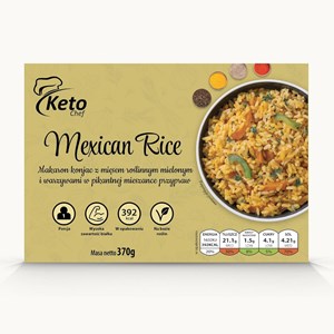 DANIE GOTOWE KONJAC - MEXICAN RICE 370 g - KETO CHEF