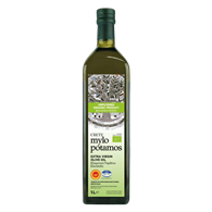 OLIWA Z OLIWEK EXTRA VIRGIN NIEFILTROWANA PDO KRETA BIO 1 L - MYLOPOTAMOS