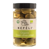 OLIWKI ZIELONE BEZ PESTEK W ZALEWIE BIO 295 g (140 g) - NEFELI