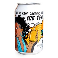 NAPÓJ GAZOWANY O SMAKU HERBATY ICE TEA FAIR TRADE BIO 330 ml (PUSZKA) - OXFAM