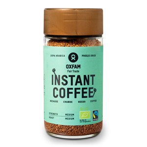 KAWA ROZPUSZCZALNA LIOFILIZOWANA ARABICA 100 % FAIR TRADE BIO 100 g - OXFAM