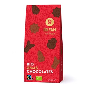 PRALINY CZEKOLADOWE - MIX ŚWIĄTECZNY FAIR TRADE BIO 160 g - OXFAM (PRODUKT SEZONOWY)