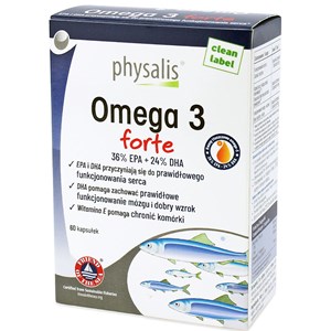 OMEGA-3 FORTE 60 KAPSUŁEK - PHYSALIS