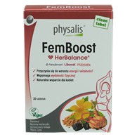 TABLETKI NA ENERGIĘ DLA KOBIET (FEMBOOST) 30 szt. - PHYSALIS (HERBALANCE)