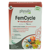 20 TABLETEK + 20 KAPSUŁEK NA CYKL MENSTRUACYJNY (FEMCYCLE) - PHYSALIS (HERBALANCE)