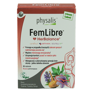 TABLETKI NA MENOPAUZĘ (FEMLIBRE) 30 szt. - PHYSALIS (HERBALANCE)