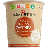 OWSIANKA BŁYSKAWICZNA JABŁKO - CYNAMON - CHIA BEZGLUTENOWA BIO 55 g - MADAME BUTTERFLY