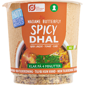 DANIE BŁYSKAWICZNE PROTEINOWE DAL PIKANTNY BIO 60 g - MADAME BUTTERFLY