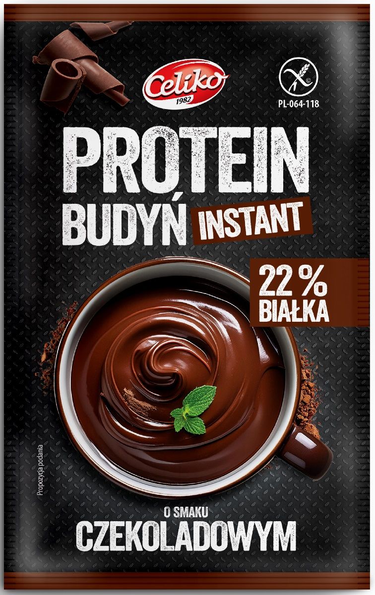 Budyń proteinowy instant o smaku czekoladowym bezglutenowy 40 g