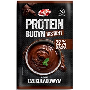 BUDYŃ PROTEINOWY O SMAKU CZEKOLADOWYM BEZGLUTENOWY 40 g - CELIKO