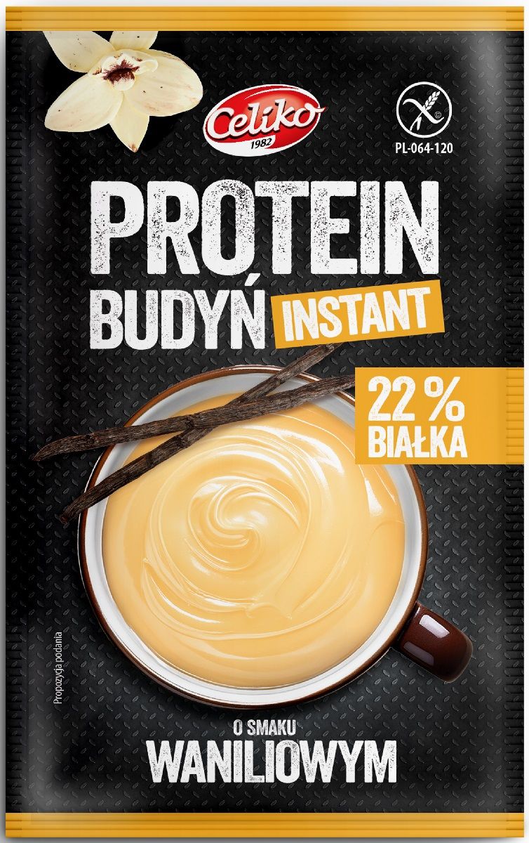 Budyń proteinowy instant o smaku waniliowym bezglutenowy 40 g