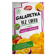 GALARETKA BEZ CUKRU O SMAKU MANGO - MARAKUJA BEZGLUTENOWA 14 g - CELIKO