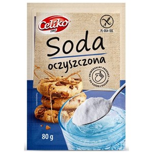 SODA OCZYSZCZONA BEZGLUTENOWA 80 g - CELIKO