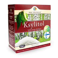 KSYLITOL 500 g (PUDEŁKO PAPIEROWE) - PIĘĆ PRZEMIAN (FINLANDIA)