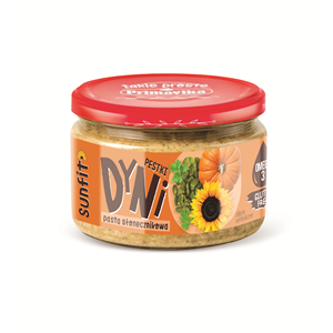 PASTA SŁONECZNIKOWA Z PESTKAMI DYNI BEZGLUTENOWA 180 g - PRIMAVIKA