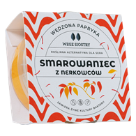 WEGAŃSKA ALTERNATYWA SERKA TWAROGOWEGO Z ORZECHÓW NERKOWCA Z PAPRYKĄ WĘDZONĄ BEZGLUTENOWA 150 g - WEGE SIOSTRY