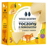 WEGAŃSKA ALTERNATYWA SERA Z ORZECHÓW NERKOWCA Z MANGO I IMBIREM BEZGLUTENOWA 140 g - WEGE SIOSTRY