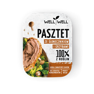 PASZTET SŁONECZNIKOWY Z GRZYBAMI 115 g - WELL WELL