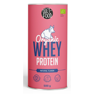 BIAŁKO SERWATKOWE NATURALNE (KONCENTRAT WPC 77) BIO 500 g - DIET-FOOD