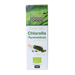 CHLORELLA PYRENOIDOSA BIO (250 mg) 320 TABLETEK - BIO ORGANIC FOODS