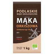 MĄKA ORKISZOWA CHLEBOWA TYP 750 BIO 1 kg - BIO LIFE (MĄKI PODLASKIE)